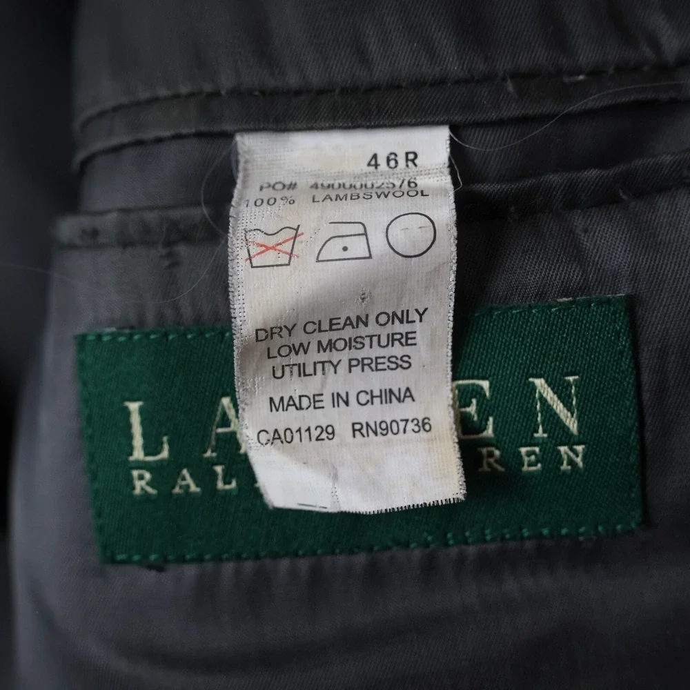 Lauren Ralph‎ Lauren Lambswool Mens Size 46R Jacket Blazer